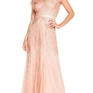 Blush Pink Adrianna Pappell Gown